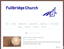 Tablet Screenshot of fullbridgechurch.com